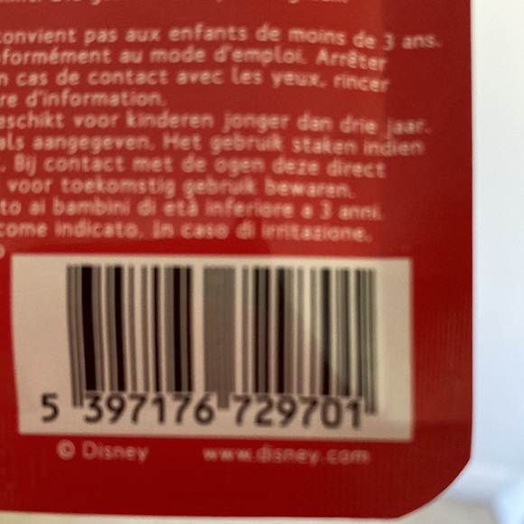 DISNEY MINNIE MOUSE Rose Water Face Mask - Mad Beauty 1 BRAND NEW PACK PER SALE - Picture 5 of 5